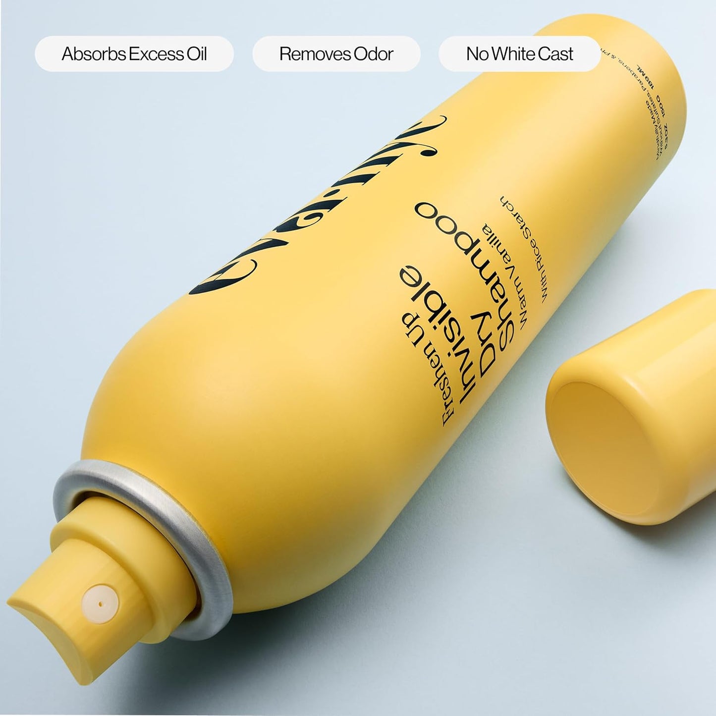 Eva NYC Freshen Up Invisible Dry Shampoo, Cleansing for Women of All Hair Types, Non Toxic with Argan Oil & Rice Starch, GMO-Free, Leaves No White Residue, 5.3 oz