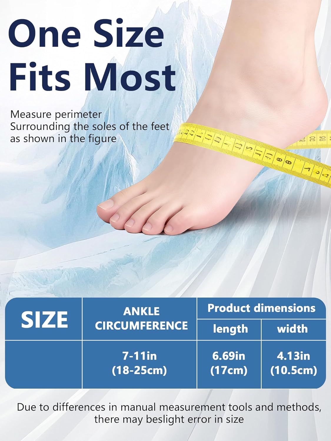 Foot Ice Pack for Toes,Freeze Flexible Ice Gel Socks Cold &Hot Therapy,Foot & Toe Ice Pack Wrap for Tendonitis, Plantar Fasciitis, Swelling, Sprained,Sport Injuries,Black (1 PC)