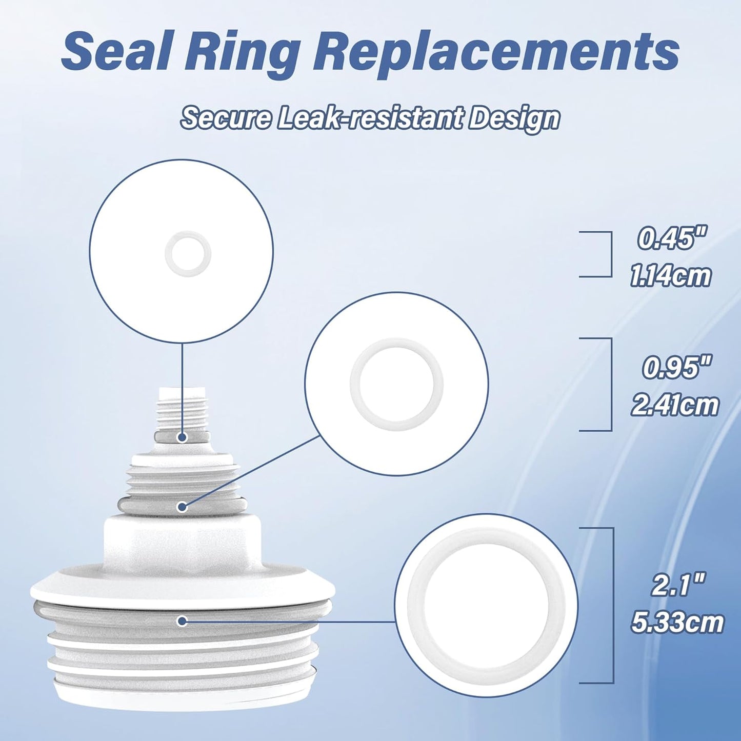 TopQuaFocus 14.5OZ Large Enema Bulb Kit Douche Bulb for Men Women Colon Cleaning Feminine Care Enemas -BPA and Phthalates Free Blue