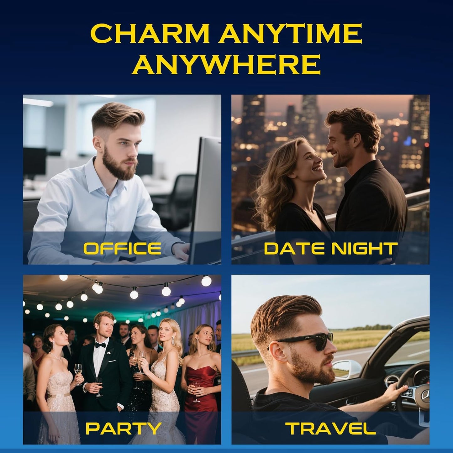 Texture Powder for Men, Lightweight Hair Styling Powder Adds Volume and Texture for a Natural Look, Best for Short to Medium Hair