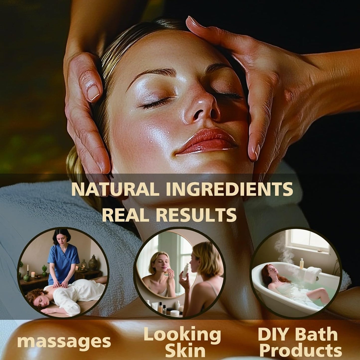 Vanilla Fragrance Oil-Vanilla Essential Oil 4.33oz (130ml)-100% Pure Natural Scent for Diffusers, Candles, Soap Making & Aromatherapy-Relaxing Home & Gift Essential Oil for Bath, Massage