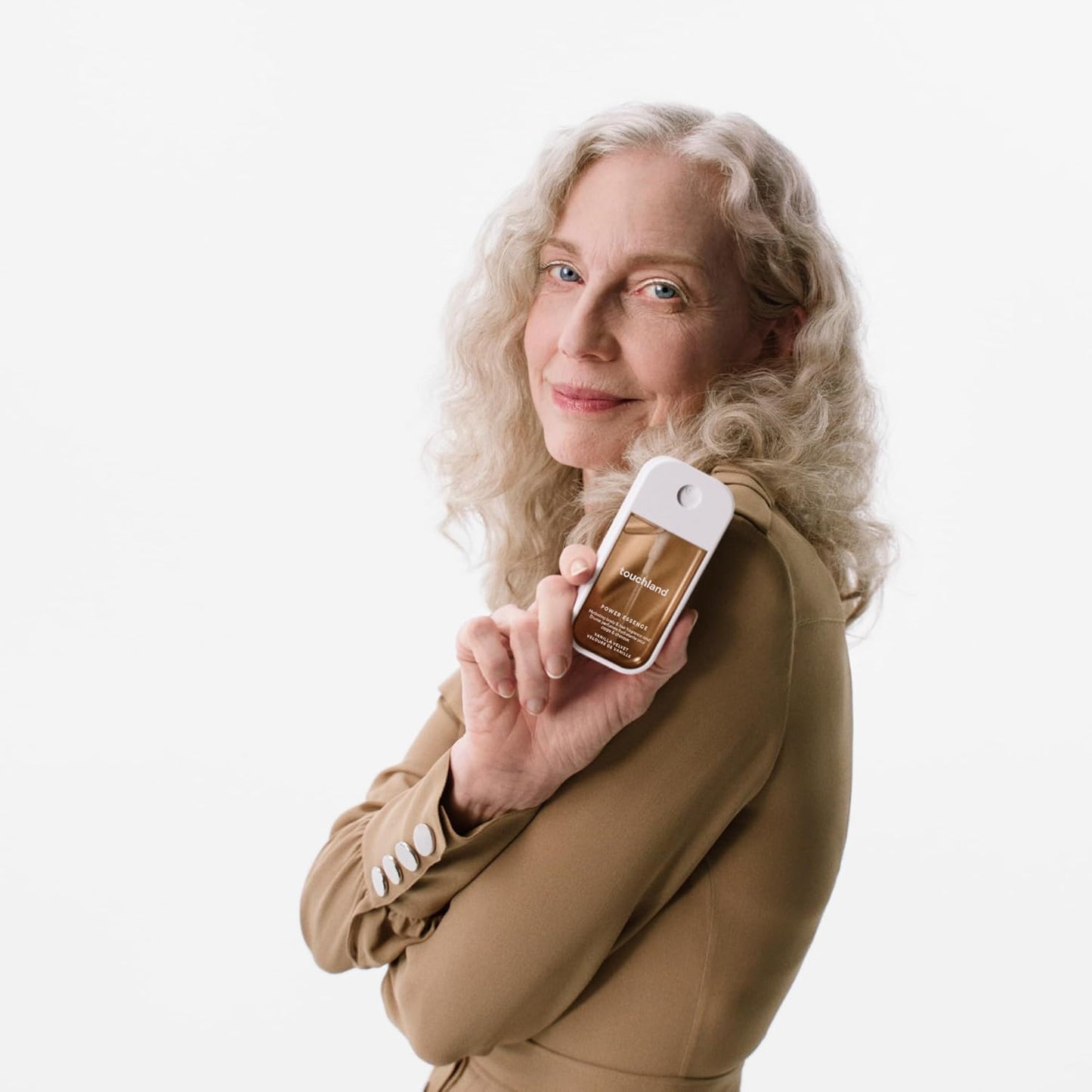 Touchland Power Essence Hydrating Body & Hair Fragrance, Vanilla Velvet, 2 FL. OZ. Travel Size Body Mist