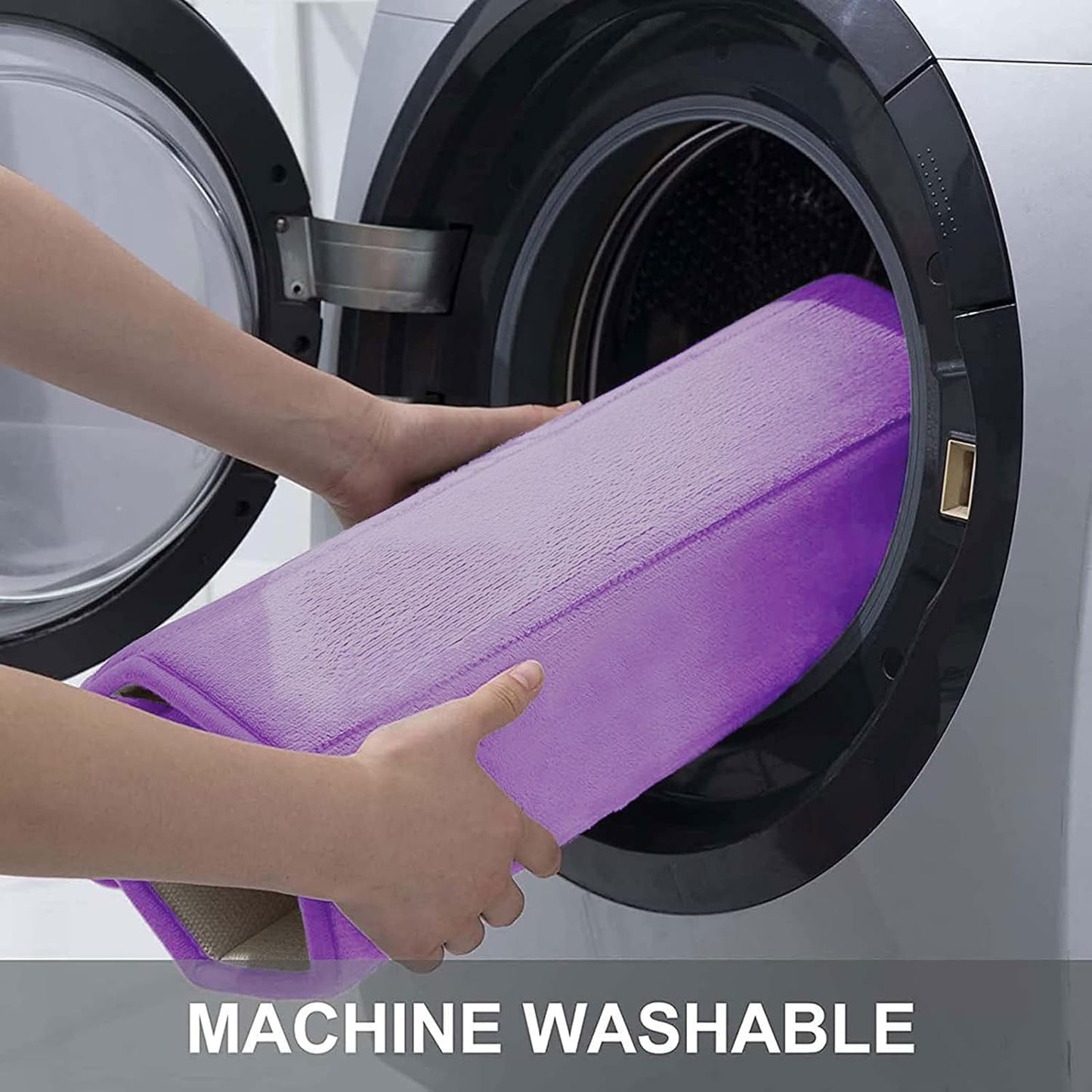 Buganda Memory Foam Bath Mat, 30" x 20", Ultra Soft and Non-Slip Bathroom Rugs, Water Absorbent and Machine Washable Bath Rug for Bathroom, Shower, and Tub, Lavender