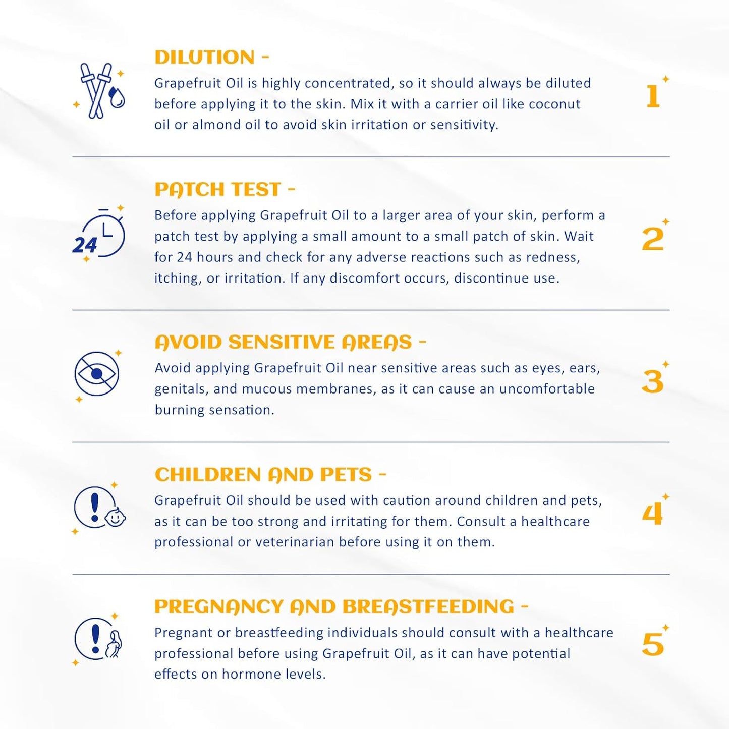 HIQILI 100 ml Grapefruit Essential Oil, for Diffuser, Skin Care, 100% Pure and Natural - 3.38 Fl Oz