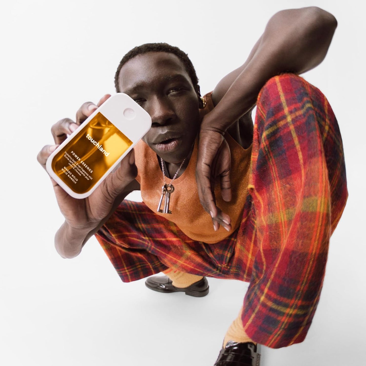 Touchland Power Essence Hydrating Body & Hair Fragrance, Mango Mojo, 2 FL. OZ. Travel Size Body Mist