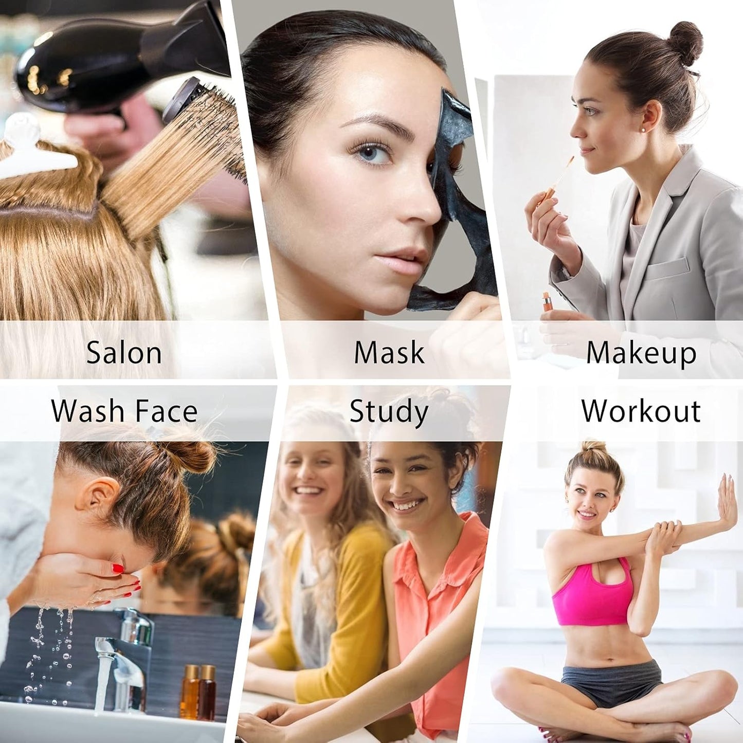 Ondder 12 Pack Butterfly Hair Clamps Clips Hair Claw Clips Salon Pro Section Clip for Styling Sectioning Cutting Coloring Hair Clips Hairdressing Salon Tool Hair Accessories for Women Girls