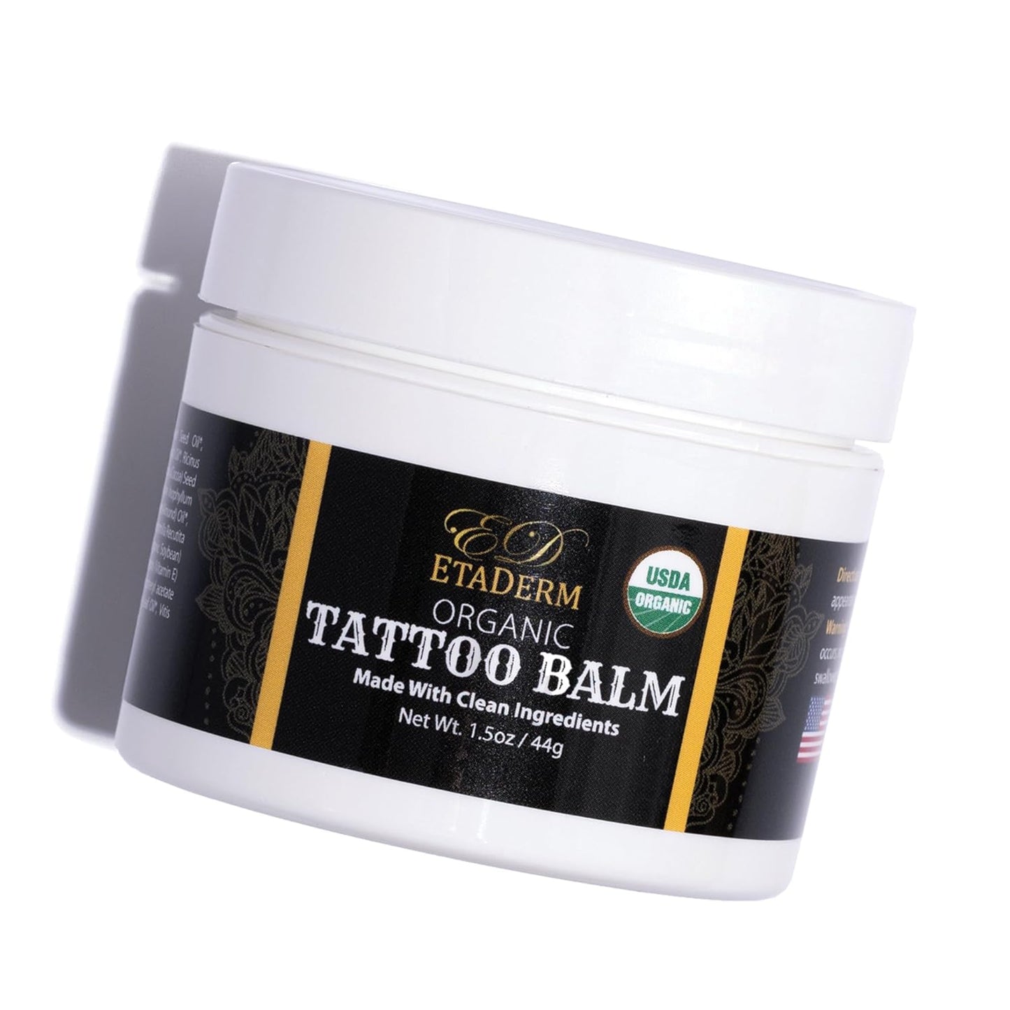 Tattoo Balm - Tattoo Aftercare Balm for Hydration, Moisturizer, Soften and Condition the Skin - Tattoo Lotion with Sunflower Seed Oil