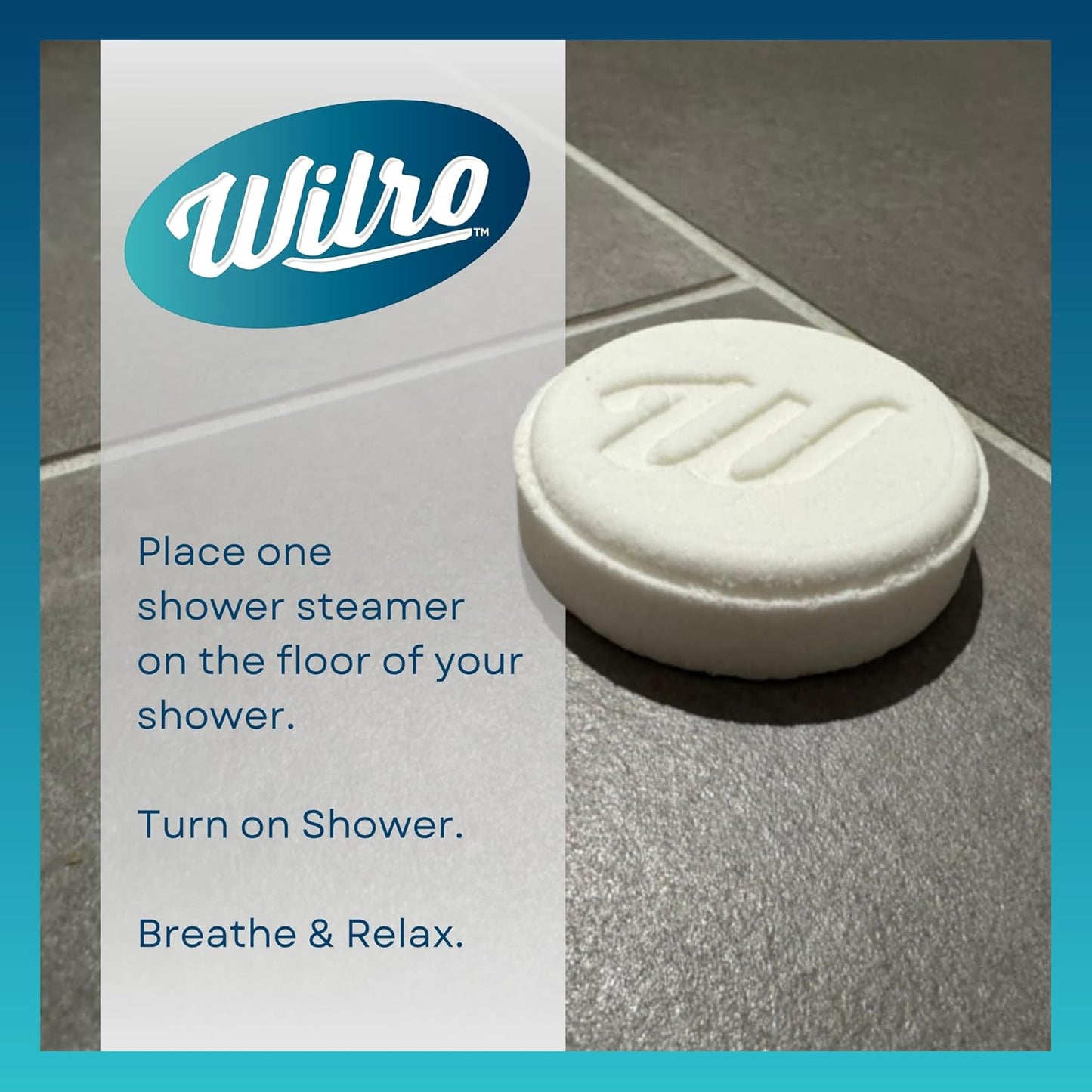 Wilro Soothing, Aromatic Shower Steamers Plus Wilro Bath Salts, 6 Pack