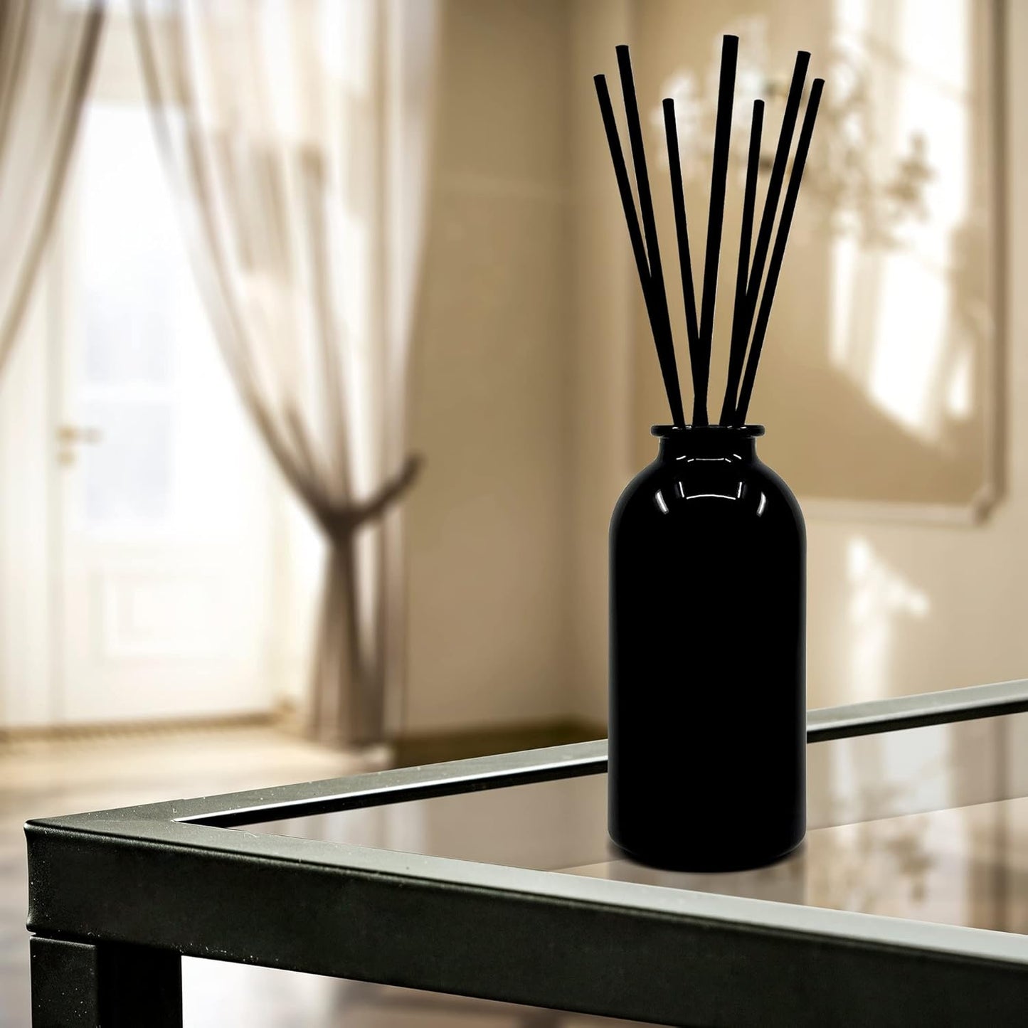 Urban Naturals Ocean Mist & Sea Salt Reed Diffuser Set | Made with Essential Oils & Real Botanicals | Decorative Air Freshener for Large Rooms | Beautiful Home Décor Makes a Great Gift