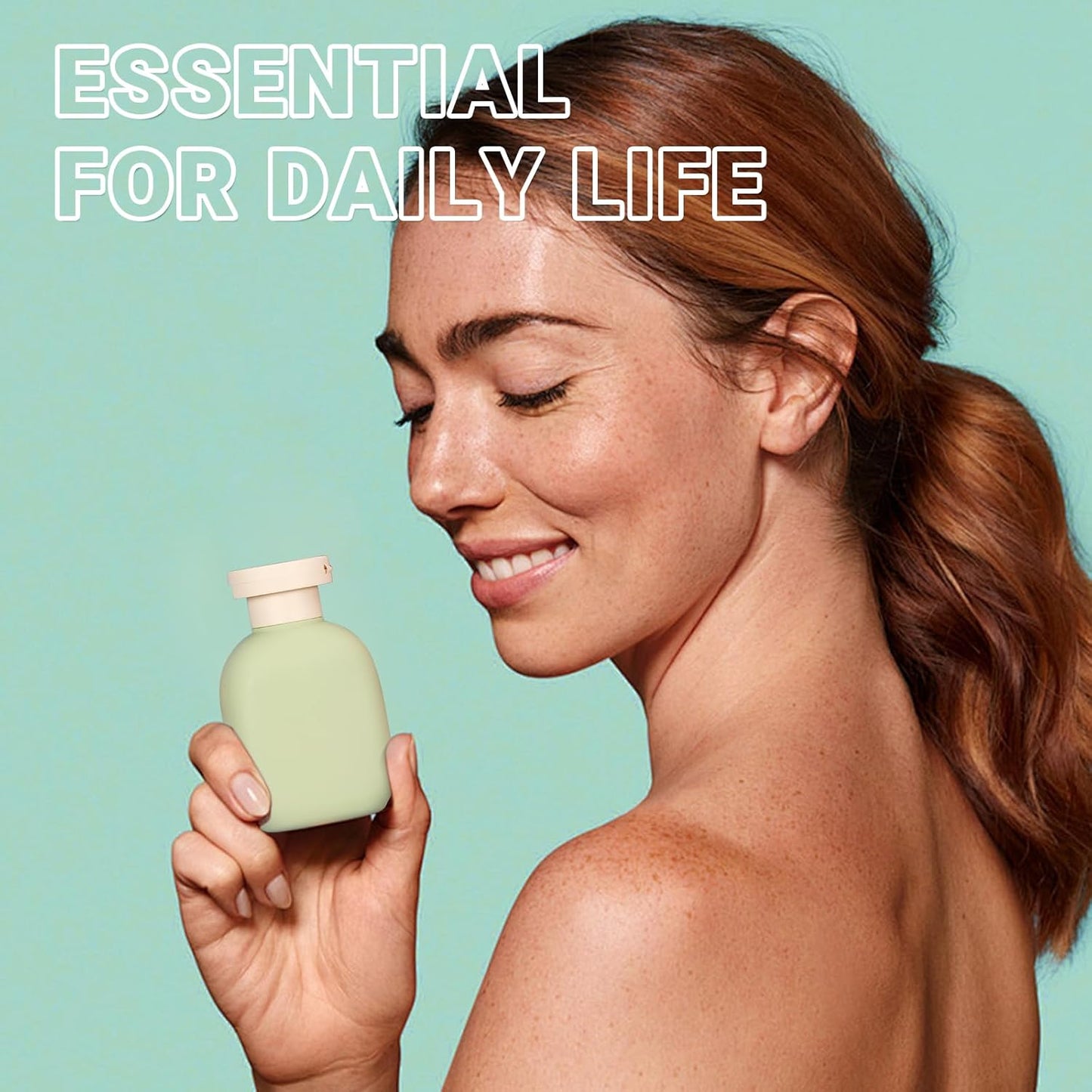 ASEVAT 3.4oz Travel Bottle with Flip Cap, Leak Proof Squeeze Bottles, Refillable Plastic Travel Containers for Creams, Lotion, Foundation, Shampoo, Conditioner