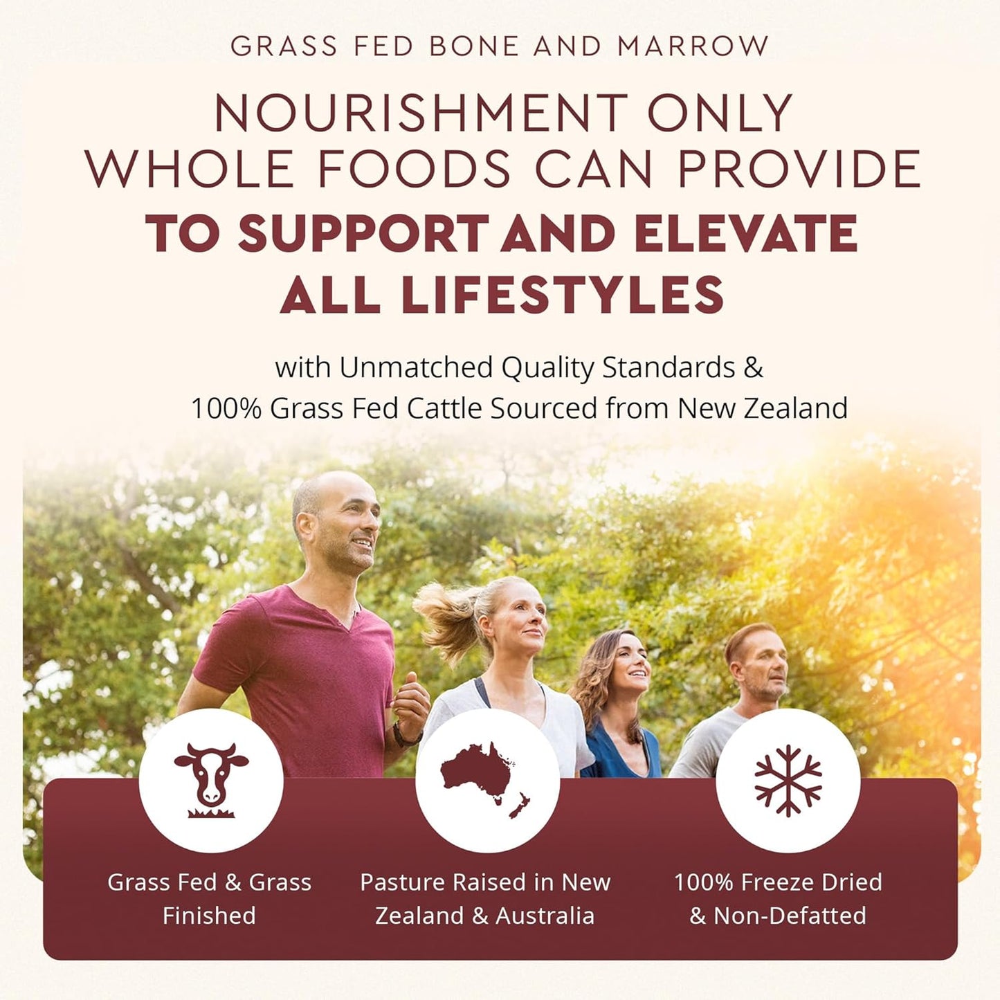 Ancestral Supplements Grass Fed Beef Bone and Marrow Supplement, 3000mg, Skin, Oral Health, and Joint Support Supplement, Promotes Whole-Body Wellness, Non GMO Whole Bone Extract, 180 Capsules