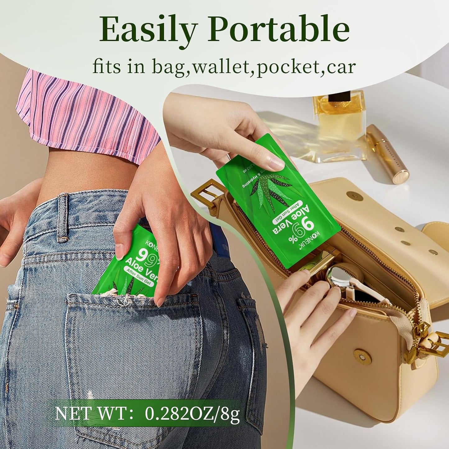 30 Pack Aloe Vera Gel for Face, Hair, Skin, Sunburn Relief, 99% Pure Aloe Vera Gel for After Sun Skin Care Relief, Bulk Aloe Gel Travel Size for All Skin Types