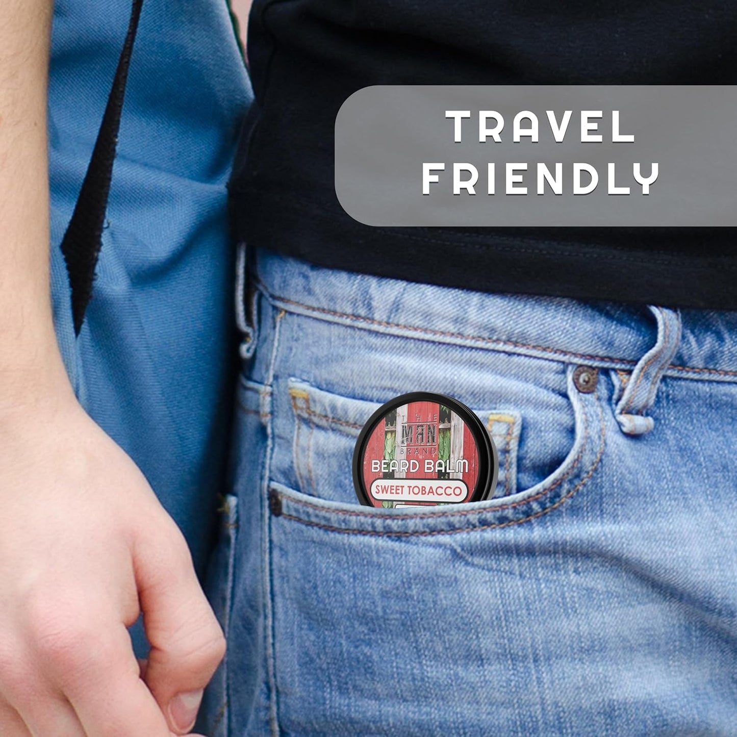 Sweet Tobacco Beard Conditioning Balm - Moisturizing and Softening Scented Balm (1 Ounce)