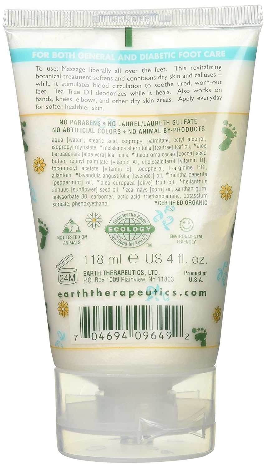 Foot Repair Balm Earth Therapeutics 4 oz Balm (Pack of 2)