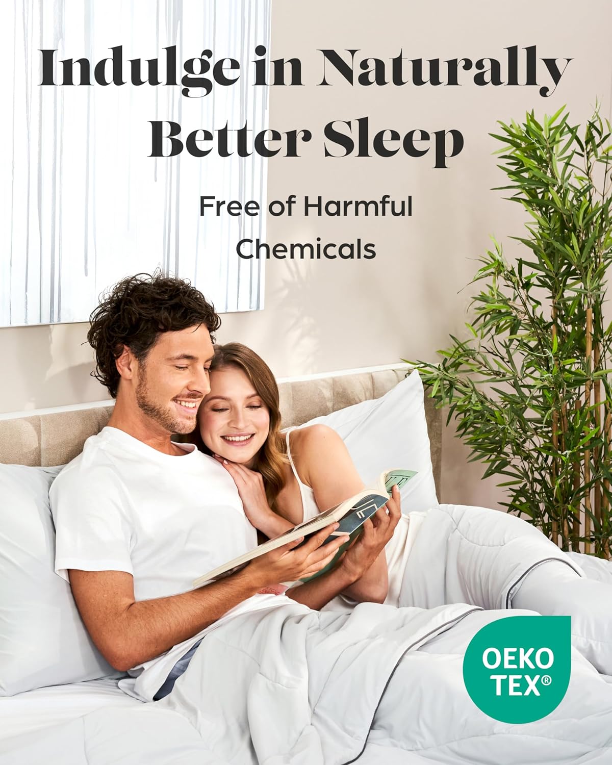 Lavish Comforts® Cooling Pillowcase Set – Cold Touch SleepCool™ Fabric with Silver-Infused Ions, Ultra-Smooth, Breathable, Hypoallergenic, Skin-Friendly, Hair-Safe – Queen White Pillowcases (Set of 2)