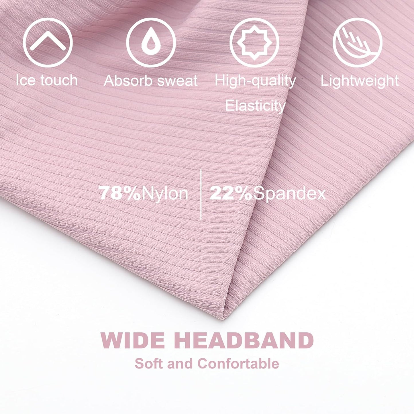 DRESHOW 4 Pack Turban Headbands for Women Wide Vintage Head Wraps Knotted Cute Hair Band Accessories