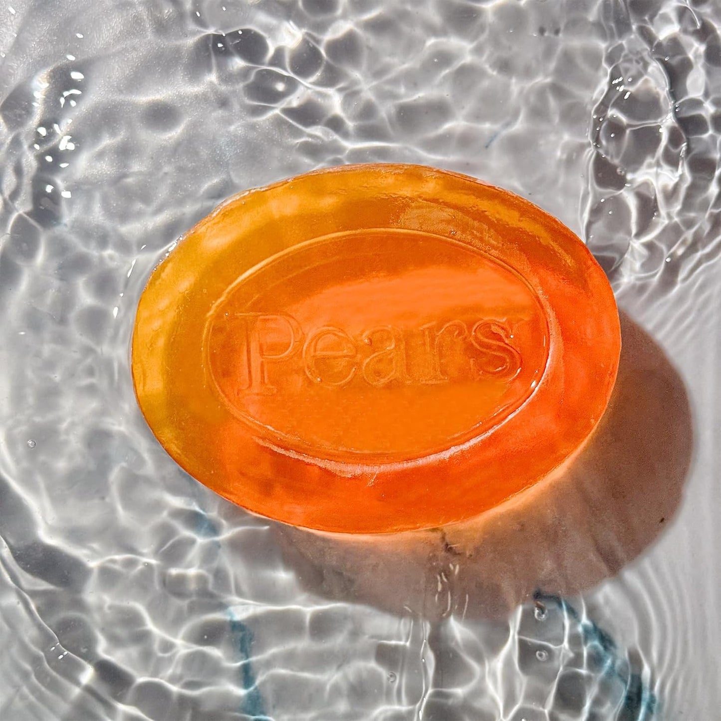 Pears Glycerin Soap, Transparent Amber with Natural Oils, 3-Pack – Pure & Gentle Cleanser for Soft, Glowing Skin, 3.53 Oz Ea