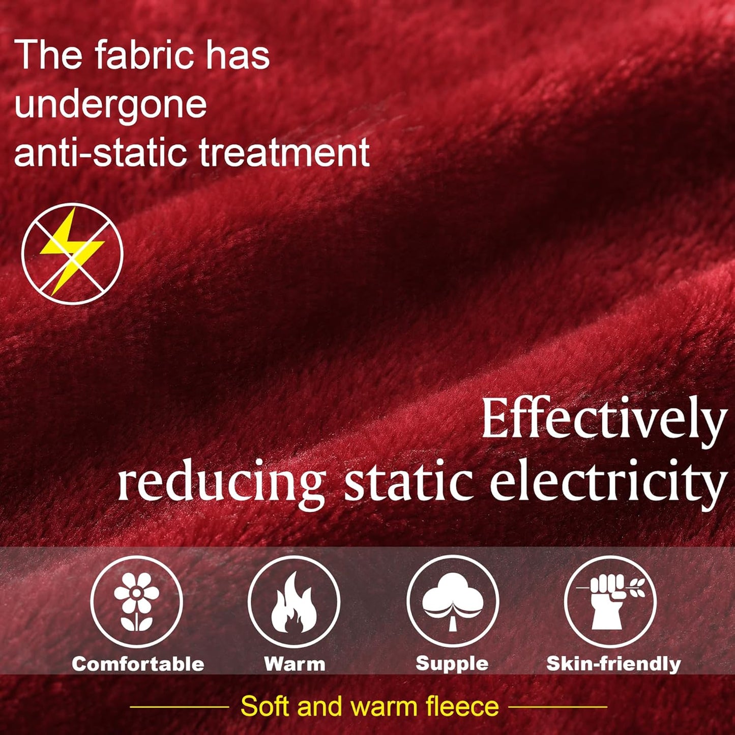 Inner Wish Mens Hooded Robe, Plush Long Bath robes Cozy Warm Bathrobe Fuzzy male Spa Robe With Pockets