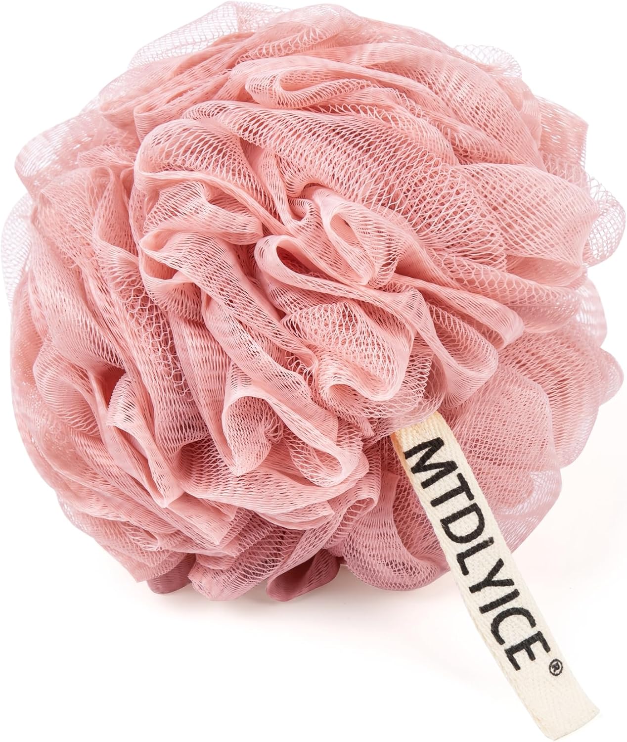 Loofah Sponge, XXL Large Loofah 100g 4 Pack, Bath Sponge Soft Mesh Shower for Men, Body Scrub, Shower Pouf Bath Accessories, for Body Wash, Soap (Red Soil)