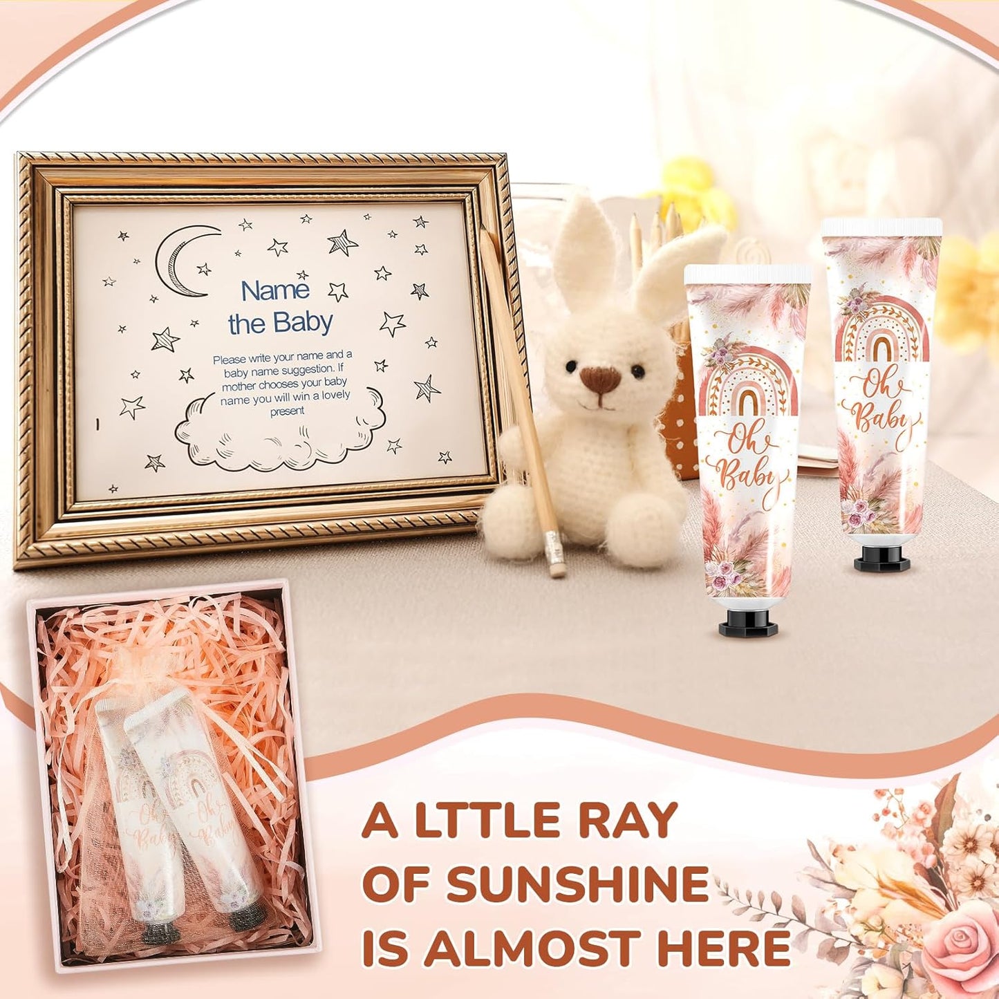 48 Sets Boho Hand Cream Gifts Bulk Baby Shower Hand Cream Travel Size Lotion Bulk Fall Thanksgiving Party Supplies Favors Birthday Wedding for Guest