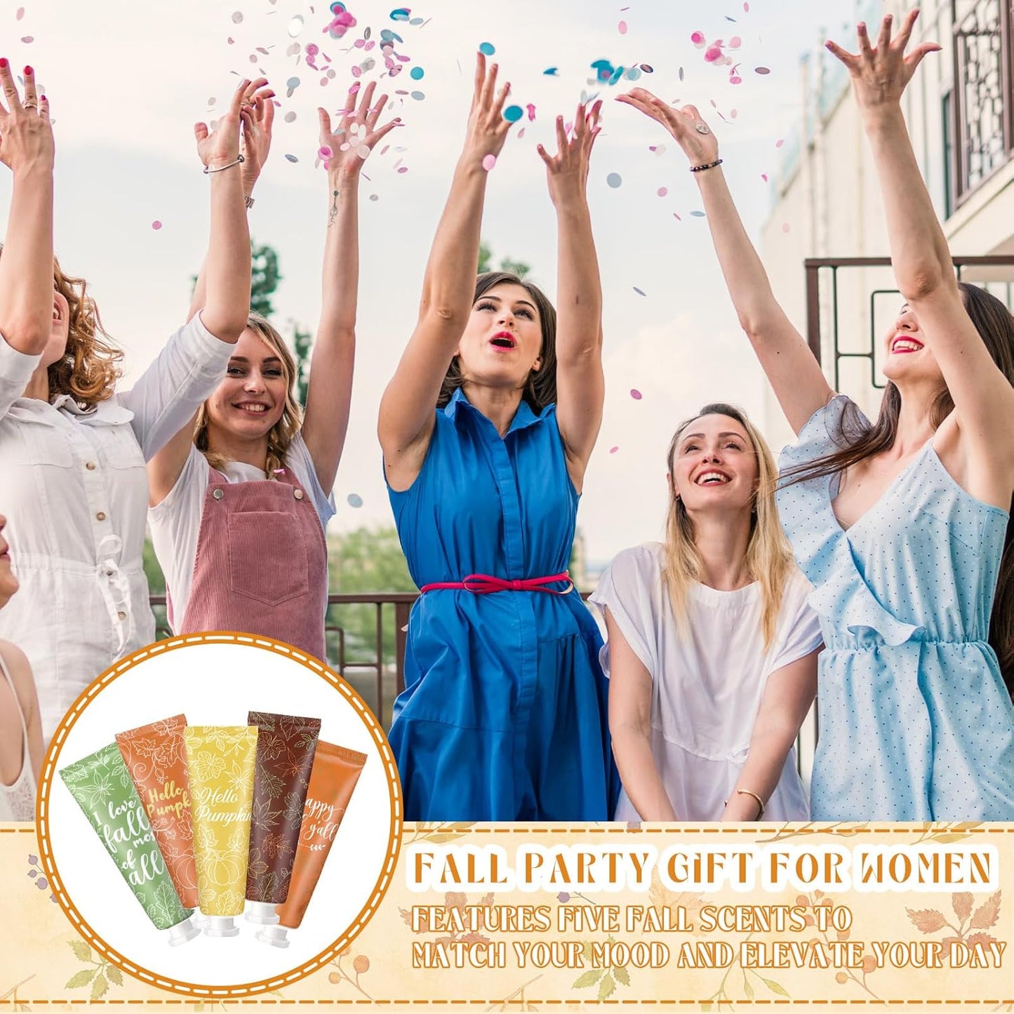 100 Pcs Thanksgiving Fall Hand Cream Bulk, Mini Pumpkin Lotion, 30ml Natural Botanical Fragrance Fall Lotion for Chapped Hands, Thanksgiving Favors, Employee Gifts, Baby Shower, Travel, Work, Team