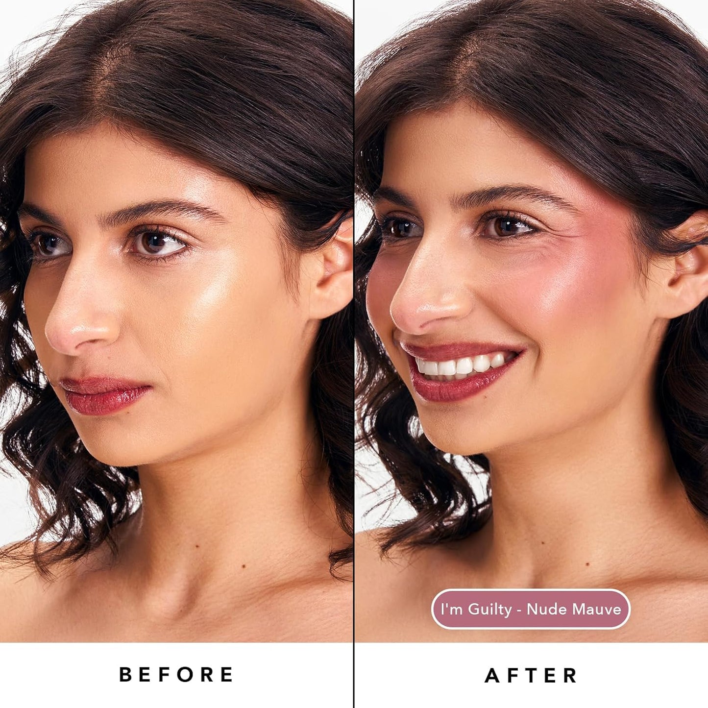 Sacheu Cheek STAY-N Liquid Blush for Cheeks — High Pigment, Buildable, Lightweight Cream Blush Infused With Squalane, for Dewy & Radiant Flushed Cheeks — Long-lasting & Cruelty Free, I'm Guilty