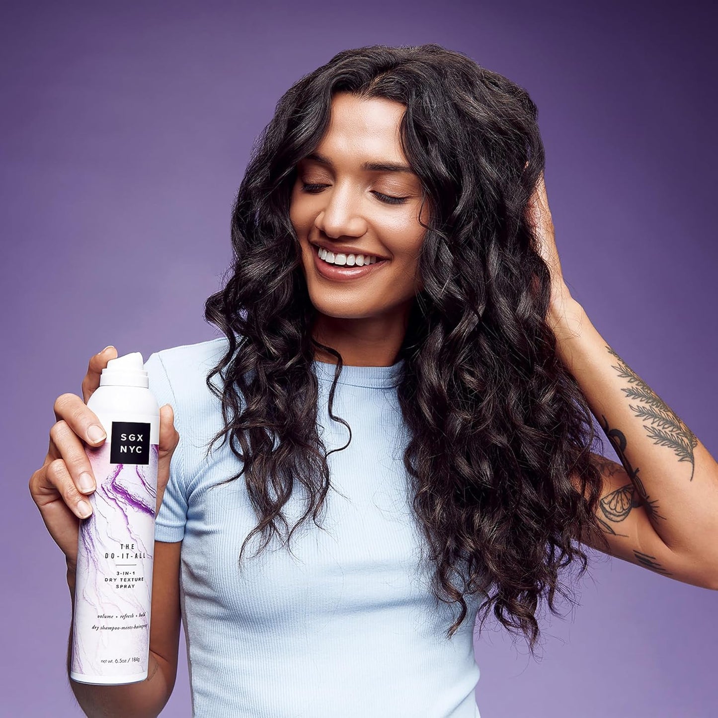 SGX NYC The Do It All 3-in-1 Dry Texture Spray - Versatile Dry Shampoo and Texture Spray for Refreshed Hair - Volumizing Hair Products - 2 pc