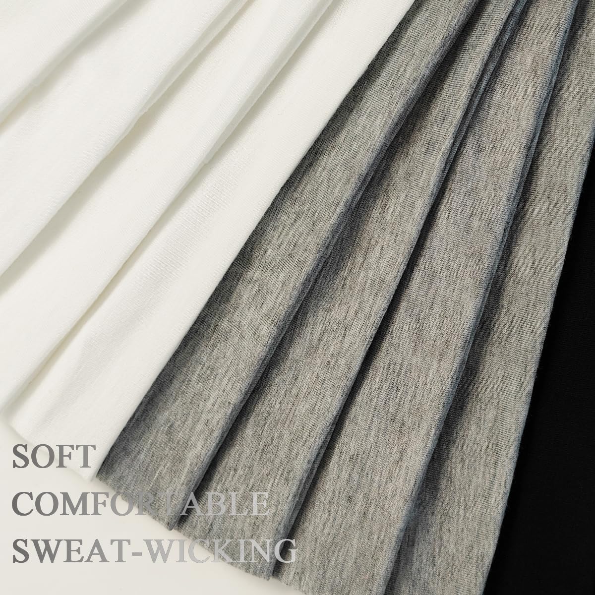 Headbands For Women 12 Pack Sweat Headband Yoga Black White Elastic Head Bands Women’s Hair Band Workout Hairbands Accessories