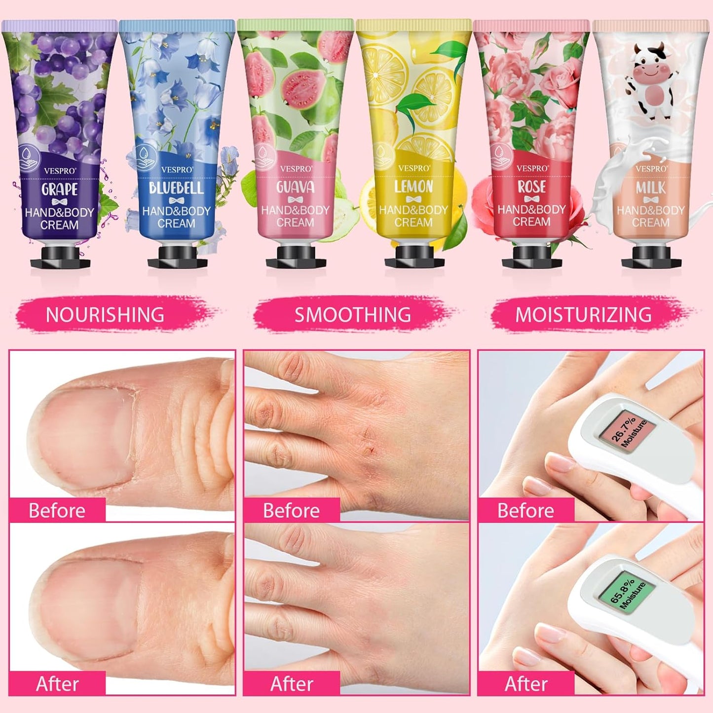 182 Pack Hand Cream Set, Stocking Stuffers for Women, Hand Lotion for Christmas Gifts, Thank You Gifts, Bridesmaid Gifts, Birthday Gifts and Small Gifts, Hand Lotion Travel Size for Dry Cracked Hands