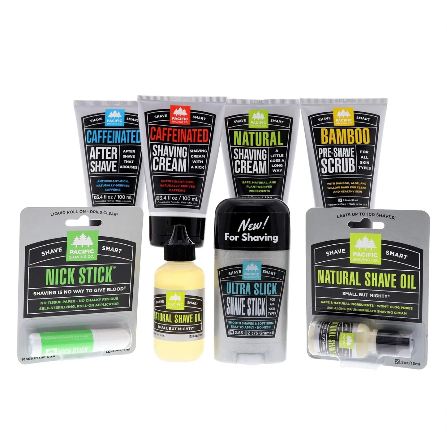 Pacific Shaving Company Natural Shaving Oil - Shaving Oil for Men & Women - Avocado Oil, Sunflower Seed Oil & Vitamin E Oil for Face, Legs, Arms & Full Body - Unisex Beard & Shave Care (2 Fl Oz)