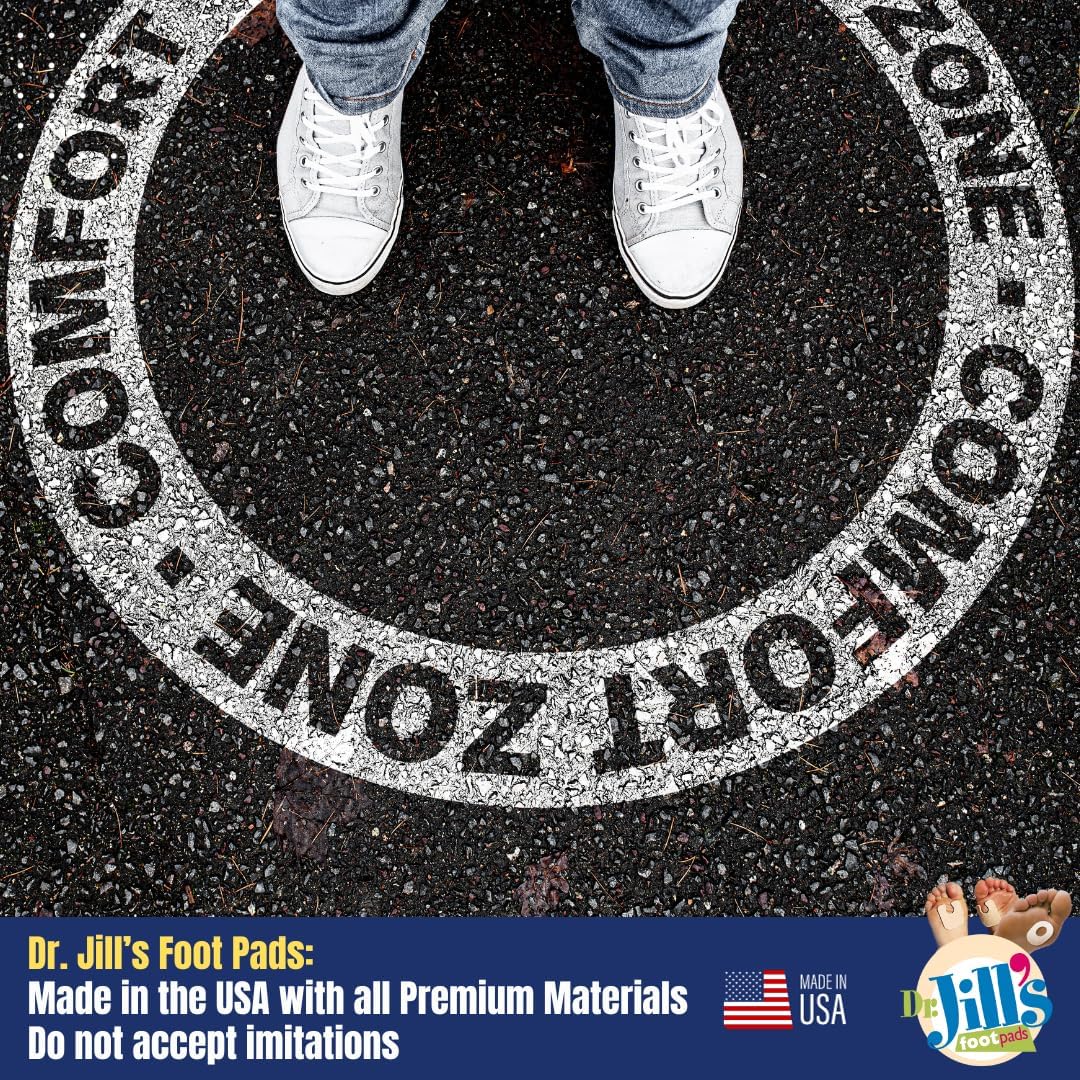 Dr. Jill's Foot Pads, YJ44-9070, Toe Separator Pad 1/4" Foam (50 Pack) with Tail