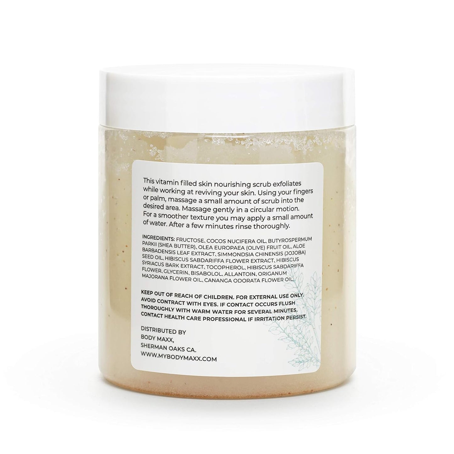 Body Scrub this Vitamin Filled Skin Nourishing Scrub Exfoliates While Working at Reviving your Skin, Deep-Cleansing for Smooth Silky looking skin