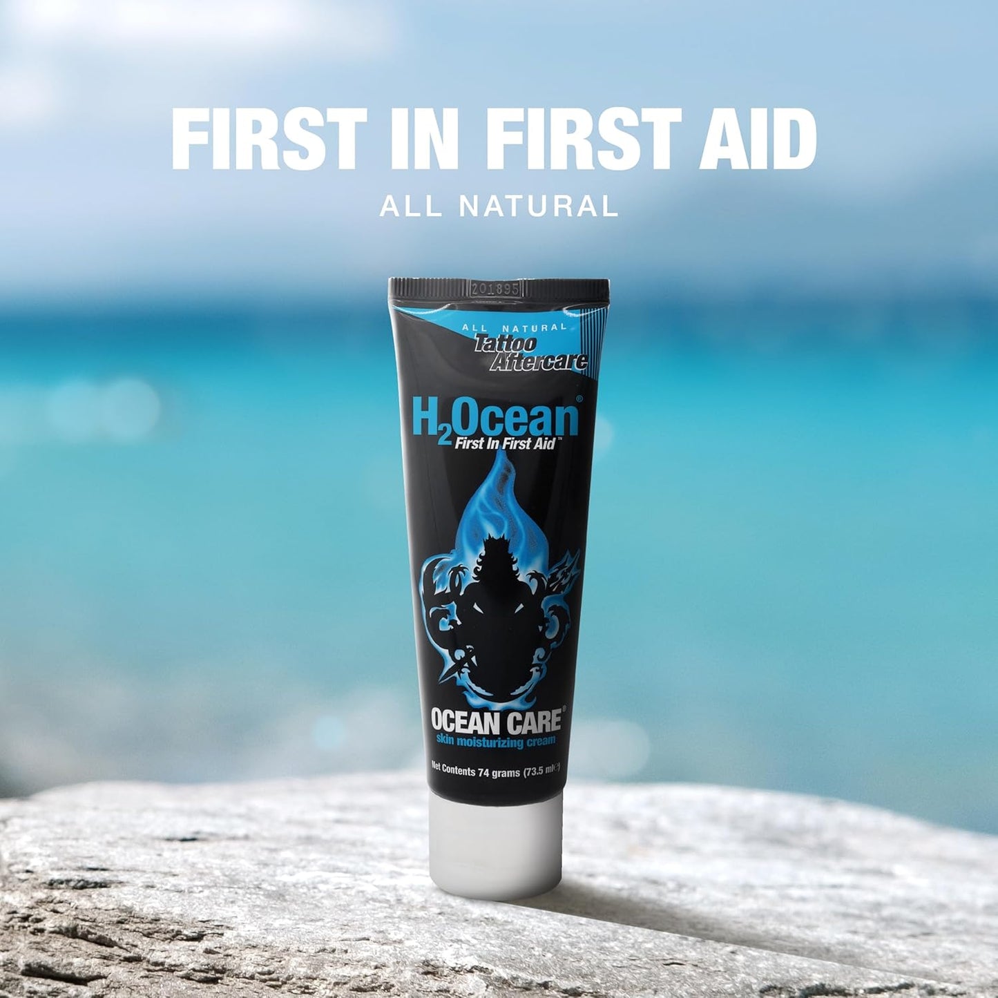 H2Ocean Ocean Care Tattoo Aftercare Lotion 2.5oz + Ocean Foam Tattoo Aftercare 2oz