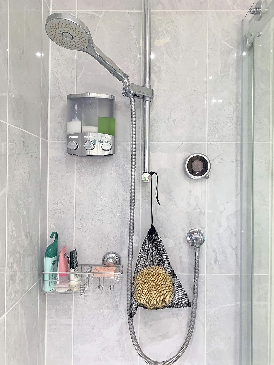 Real Sea Sponge for Men - Extra Large 6"-7", Totally Natural, Kind on Skin for an Invigorating Shower, Supplied in Breathable Mesh Bag. Great for The Gym, Grooming, Bath & Body Gift by Constantia Man