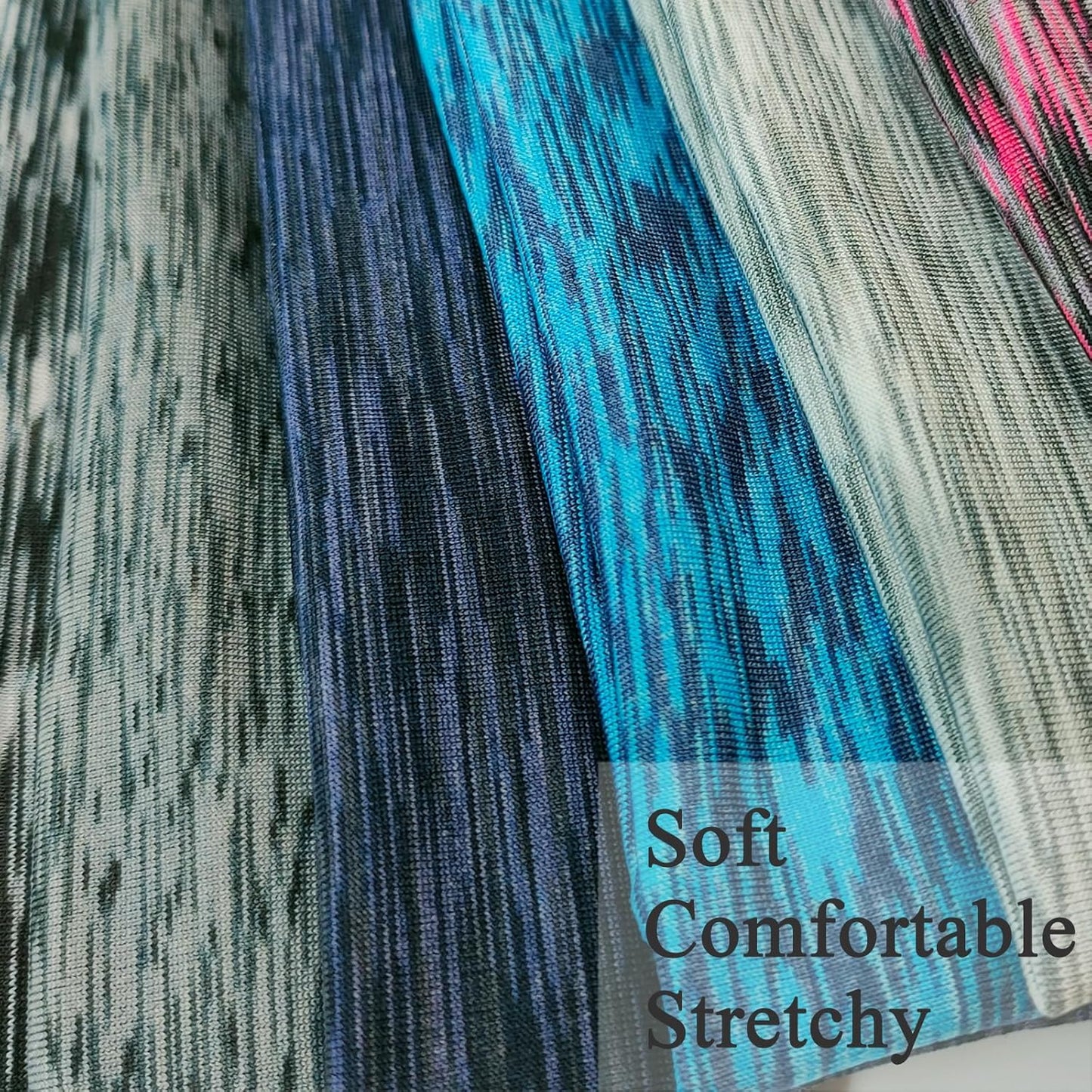 Headbands For Women 12 Pack Headband Yoga Elastic Head Bands Women's Hair Band Workout Soft Sweat Hairbands Accessories