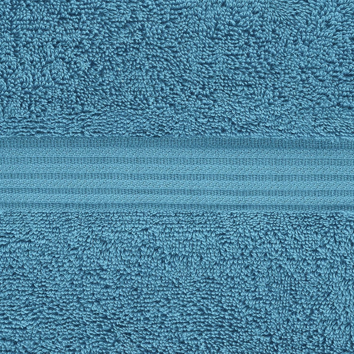 American Veteran Towel, 100% Cotton Turkish Washcloths for Bathroom Essentials 4 Pack, Soft Absorbent Wash Cloths Quick Drying Small Towels Washrags, Sky Blue