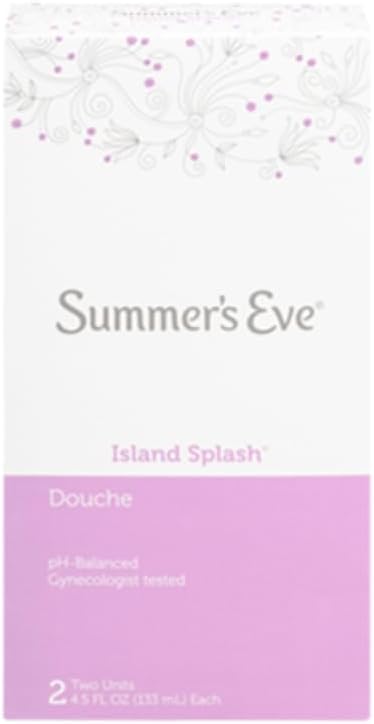 Summers Eve Douche Twin 4.5 Fl Oz Island Splash (Pack of 4)
