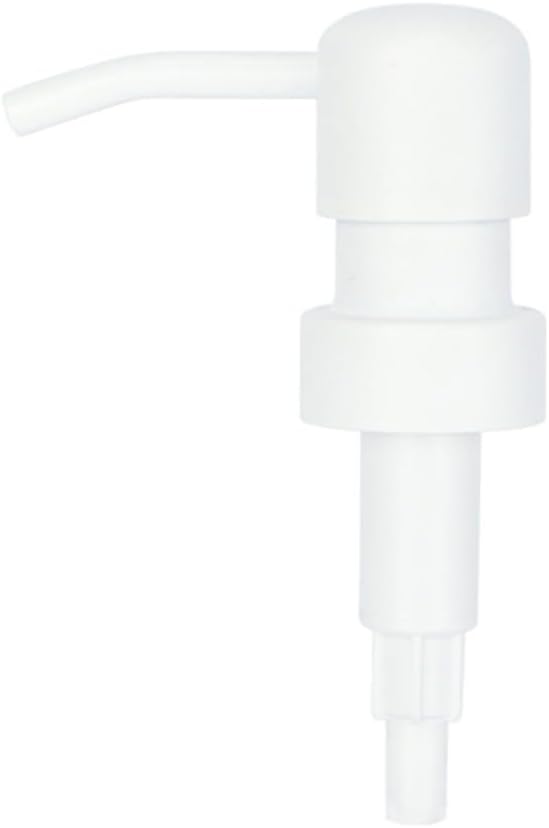 Dispenser Pump Head, Stainless Steel Soap Dispenser Pump Replacement for Push Type Lotion Liquid Bottle(White)