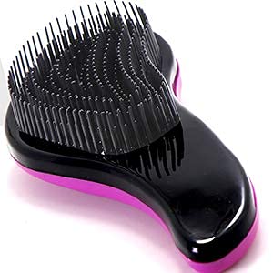 79STYLE 3Pcs Detangler Brush for Tangle-Free, No-Knot Glide Thru Hair - Kids & Women's Curly Hair Detangling Brush Comb (3 Colored 7.4 Inch - Pink)