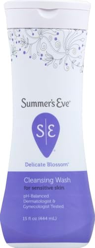 Summer's Eve Delicate Blossom Daily Refreshing All Over Feminine Body Wash, Removes Odor, Feminine Wash pH Balanced, 15 fl oz (Pack of 2)