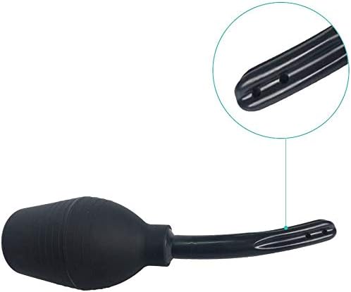 Abyclean Anal Douche Enema Bulb Kit Vaginal Douche Enema Cleaner for Women’s or Man’s Health (500ml Black)