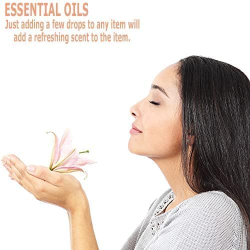 Basil Essential Oil, Basil Oil for Diffuser Humidifier Yoga Cleaning DIY Candle Soap Making Essential Oils 2 Pack x10ml