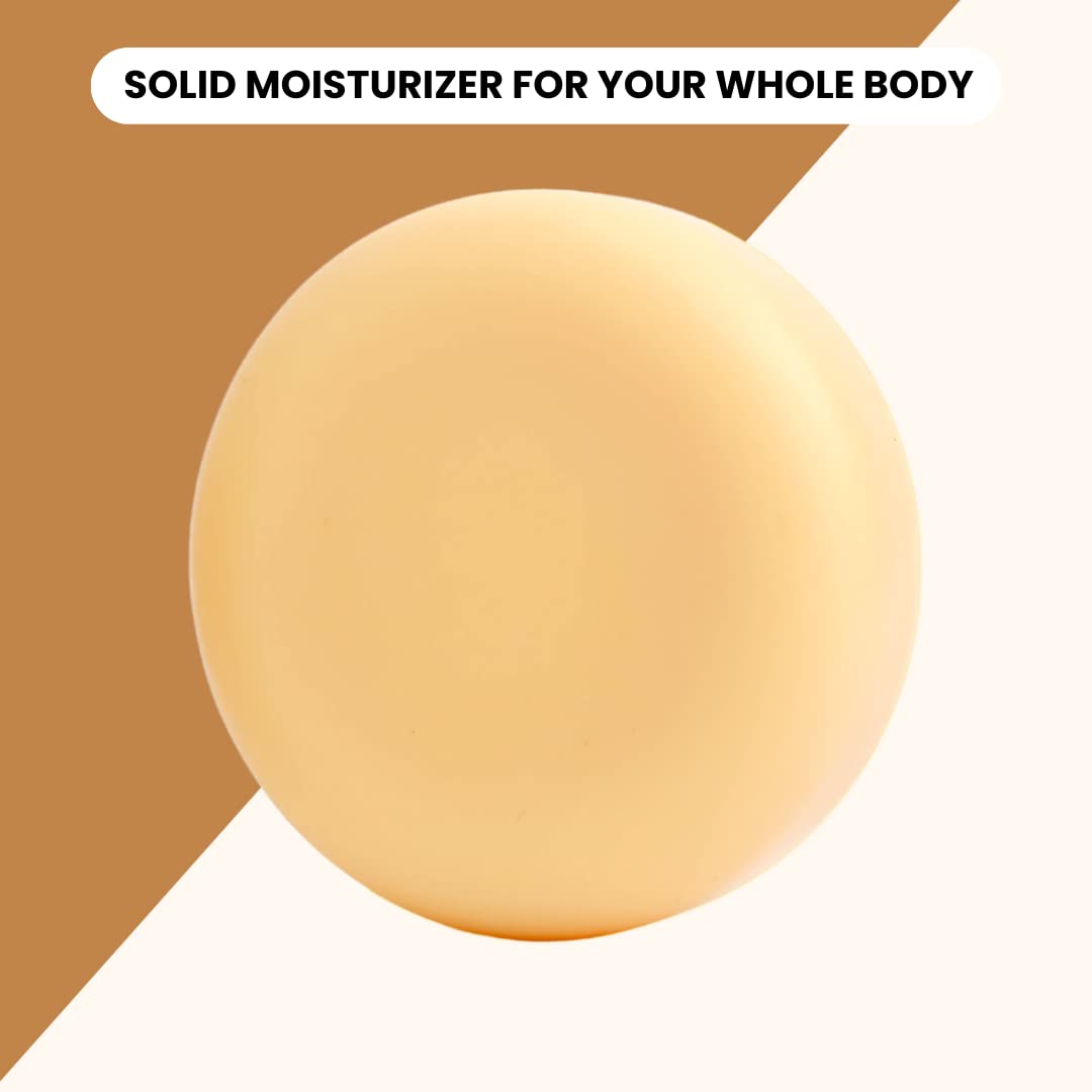 ECO ROOTS Eco Lotion Bar for Dry Skin – Natural Solid Moisturizer with Candelilla Wax & Coconut Scent, Travel-Friendly, Zero Waste, Long-Lasting Hydration