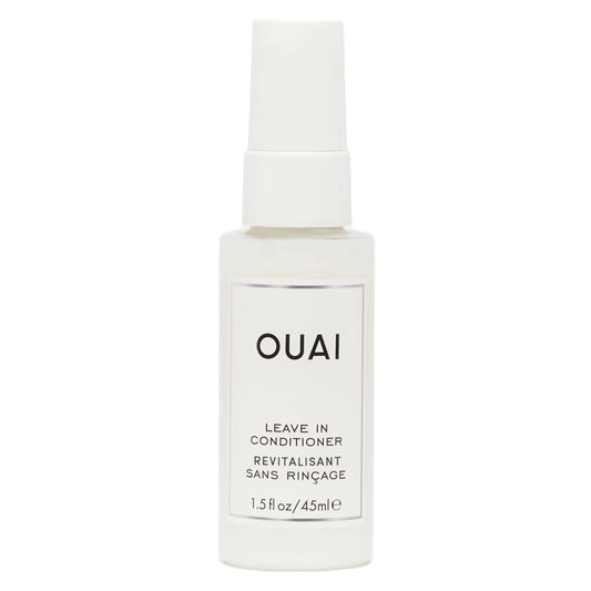 OUAI Leave In Conditioner & Heat Protectant for Hair - Prep Hair for Styling or Use as Detangling Spray to Fight Frizz & Flyaways - No Parabens, Sulfates or Phthalates (1.5 oz)