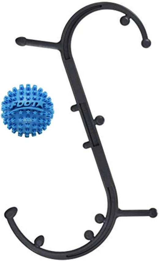 Body Back Company's Ultimate Trigger Point Release Sports Bundle, Relief from Cramping Soreness, Tightness in Legs, Feet & Back,Deep Muscle Massage (Buddy Black 2.0 + Foot Star)