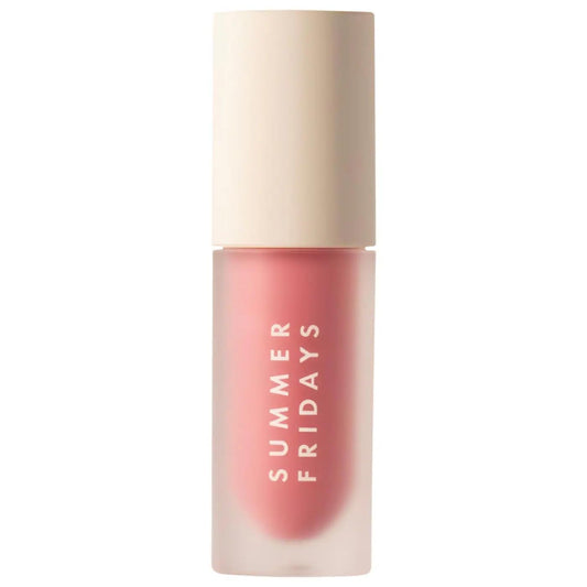 Summer Fridays Dream Lip Oil - Tinted Lip Oil with Moisturizing Sheer Coverage, High-Shine and Deep Hydration - Non-Sticky Formula for Long-Lasting Softness - Rose Bud (0.15 Oz)