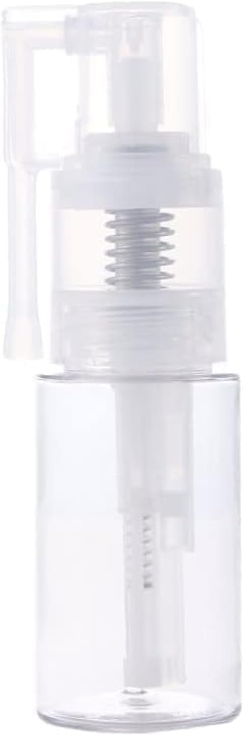 14ml Transparent Powder Spray Bottle,Refillable Hair Fiber Applicator, Empty Powder Cosmetics Bottles,Glitter Spray Bottle Refillable Cosmetic Spray Bottles,Refillable Containers