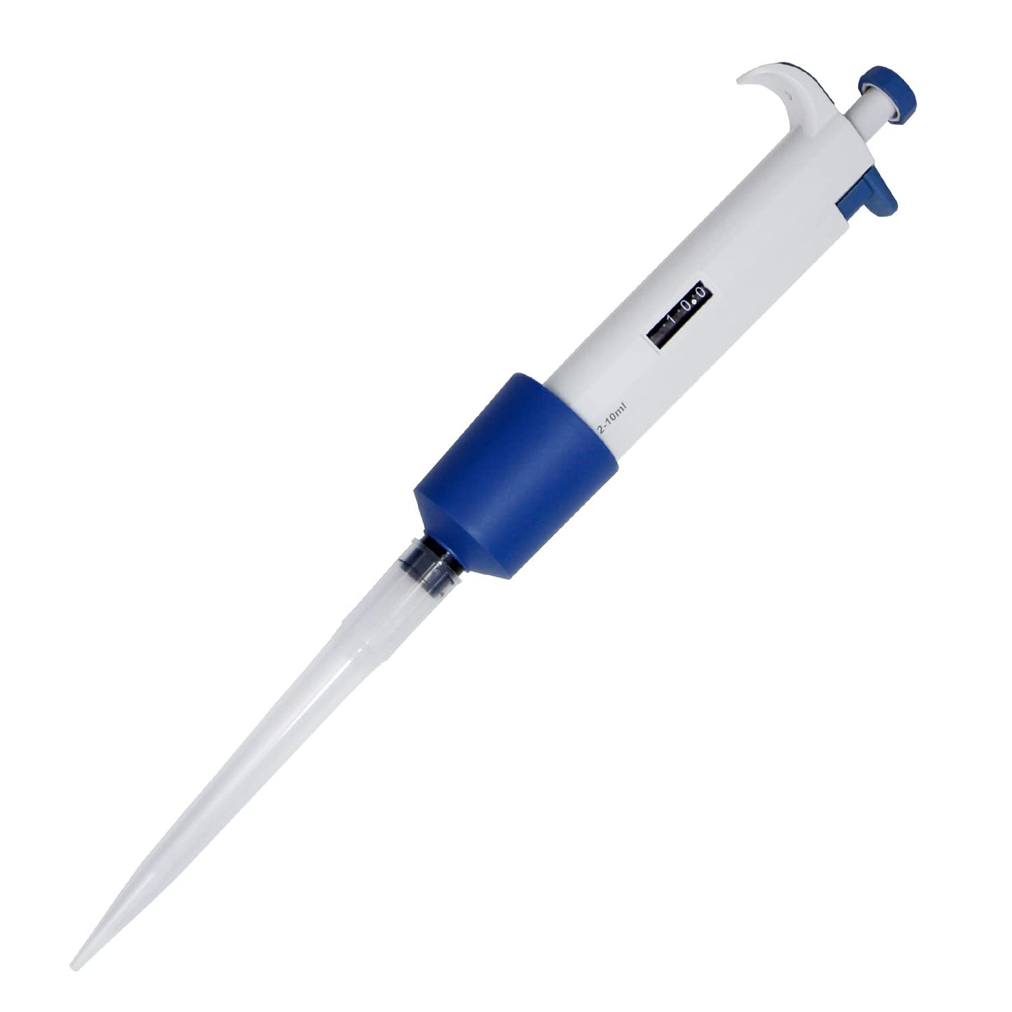 Micropipette 2-10ml, Adjustable Pipettor for Laboratory, Single Channel Lab Pipette,Half-Autoclavable