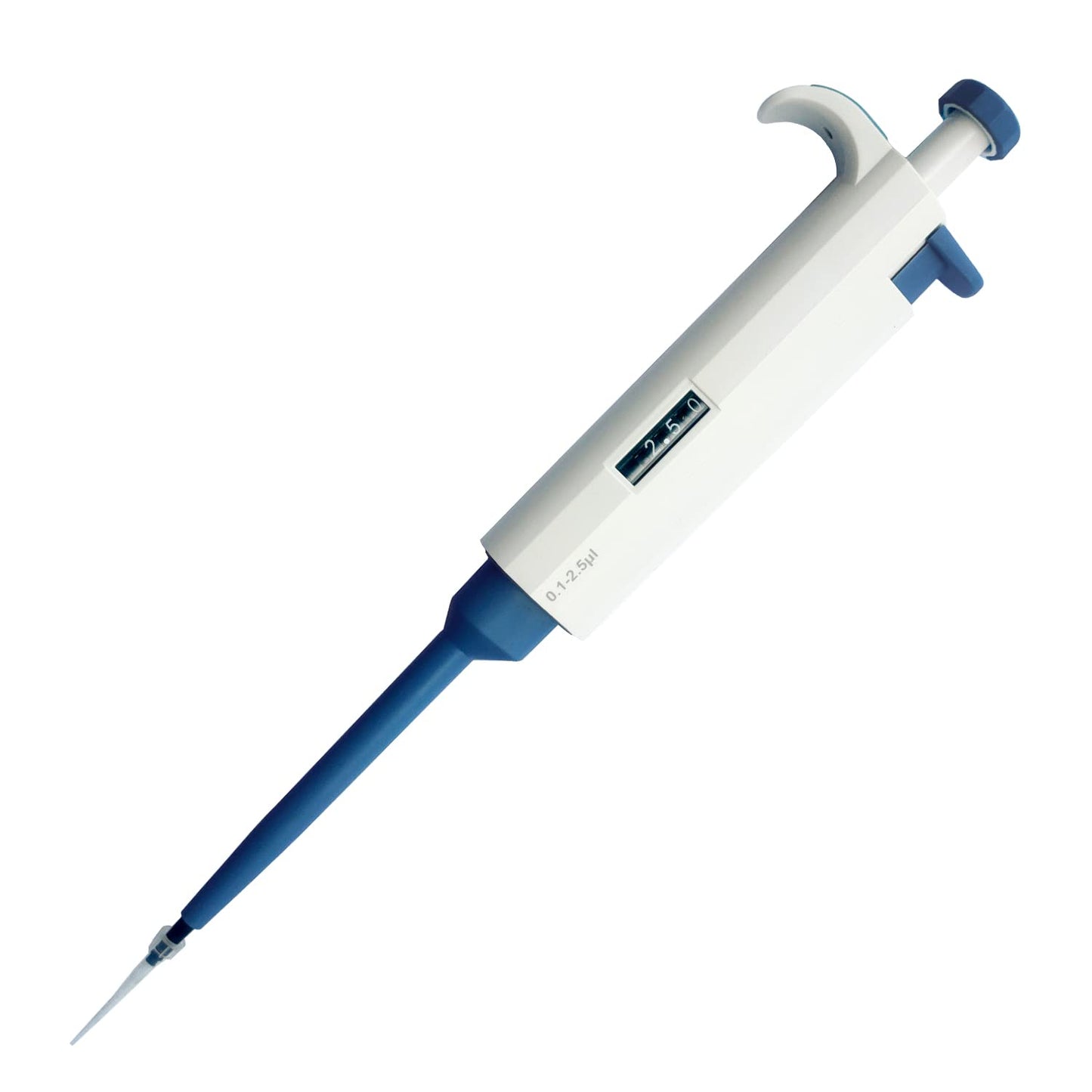 Micropipette 0.1-2.5ul, Adjustable Pipettor for Laboratory, Single Channel Lab Pipette,Half-Autoclavable