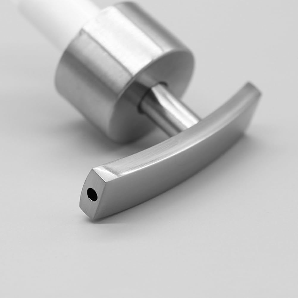 FRCOLOR Dispenser Pump Head Steel Soap Pump Replacement Stainless Steel Soap Dispenser Pump Dispenser Replacement Pump Shampoo Pump Replacement Rust Proof Lotion Liquid Bottle Push Type